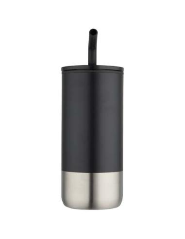 Vaso con aislamiento de 480 ml con certificado RCS y pajita N09819001