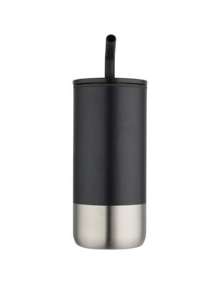 Vaso con aislamiento de 480 ml con certificado RCS y pajita N09819001