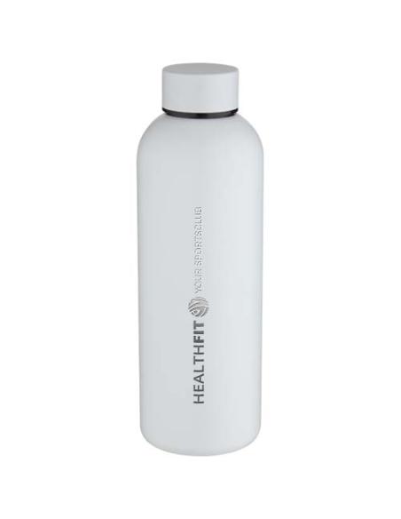 Botella de agua de 750 ml de acero inoxidable reciclado con pared simple y certificado RCS N10029001