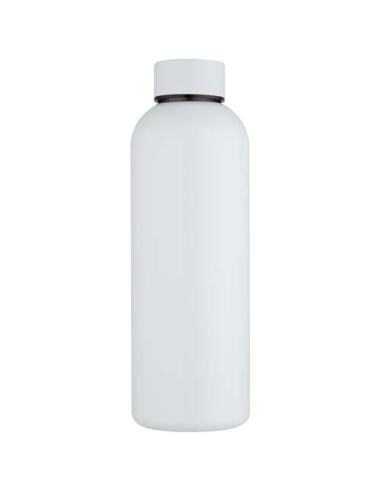 Botella de agua de 750 ml de acero inoxidable reciclado con pared simple y certificado RCS N10029001