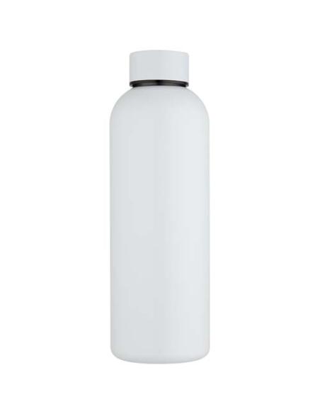 Botella de agua de 750 ml de acero inoxidable reciclado con pared simple y certificado RCS N10029001