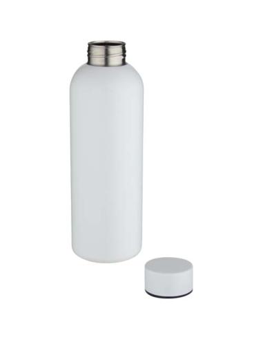 Botella de agua de 750 ml de acero inoxidable reciclado con pared simple y certificado RCS N10029001