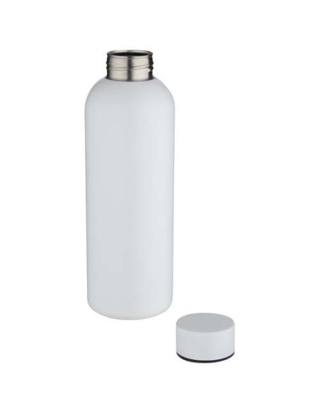 Botella de agua de 750 ml de acero inoxidable reciclado con pared simple y certificado RCS N10029001