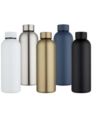 Botella de agua de 750 ml de acero inoxidable reciclado con pared simple y certificado RCS N10029001