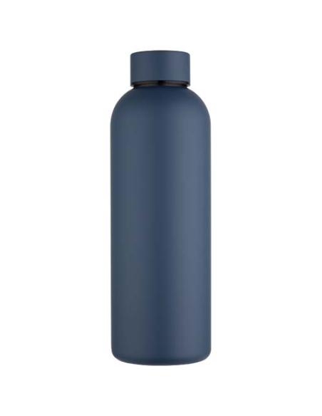 Botella de agua de 750 ml de acero inoxidable reciclado con pared simple y certificado RCS N55029001