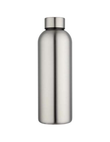 Botella de agua de 750 ml de acero inoxidable reciclado con pared simple y certificado RCS N28029001