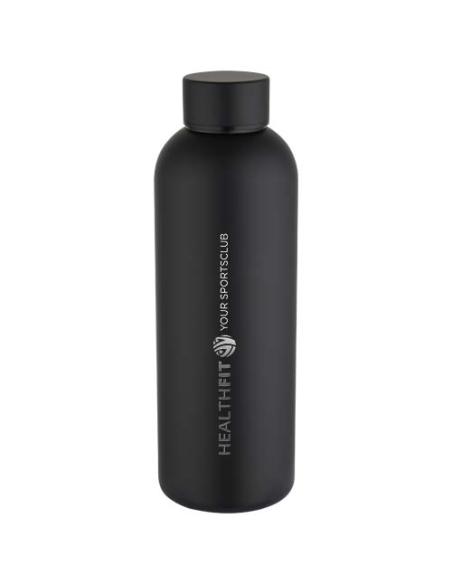 Botella de agua de 750 ml de acero inoxidable reciclado con pared simple y certificado RCS N09029001