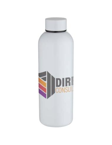 Botella de agua de 750 ml de acero inoxidable reciclado con pared simple para sublimación y con certificado RCS N10129001