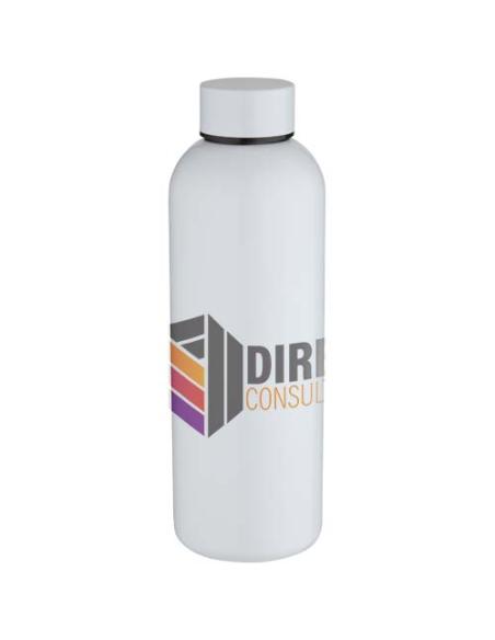 Botella de agua de 750 ml de acero inoxidable reciclado con pared simple para sublimación y con certificado RCS N10129001