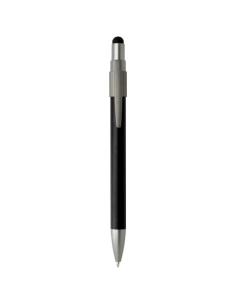 Bolígrafo de material reciclado RCS con stylus y fidget spinner (tinta negra) N10744601