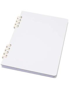 Cuaderno A5 tapa dura con espiral de material reciclado RCS N10640701