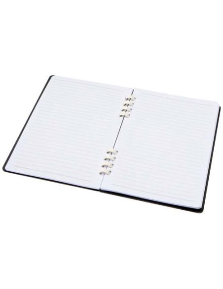 Cuaderno A5 tapa dura con espiral de material reciclado RCS N09640701