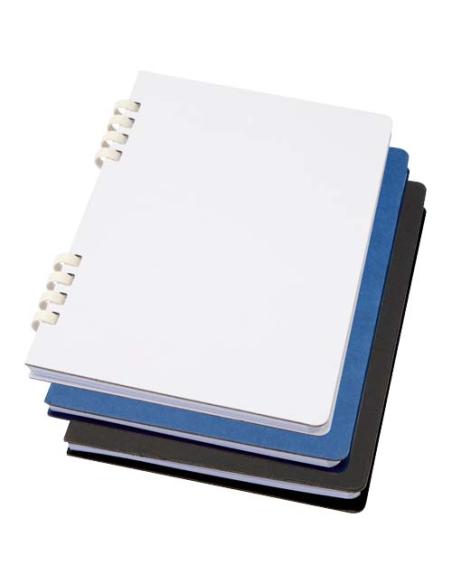 Cuaderno A5 tapa dura con espiral de material reciclado RCS N09640701
