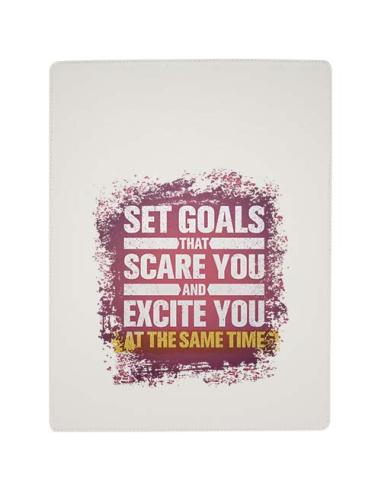 Portapapeles A4 con cierre magnético y bolígrafo de material reciclado RCS (tinta negra) N10050701