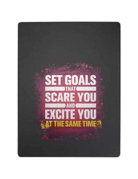 Portapapeles A4 con cierre magnético y bolígrafo de material reciclado RCS (tinta negra) N09050701