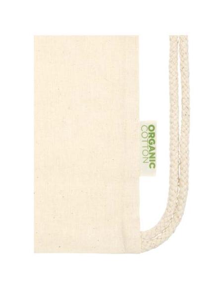 Bolsa con cuerdas de 5 l algodón orgánico OCS de 100 g/m² N60877021