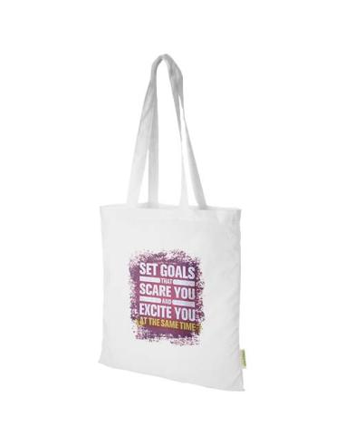 Bolsa Tote de 7 l algodón orgánico OCS de 140 g/m² N10087021