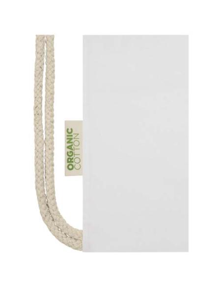 Bolsa con cuerdas de 5 l algodón orgánico OCS de 140 g/m² N10187021