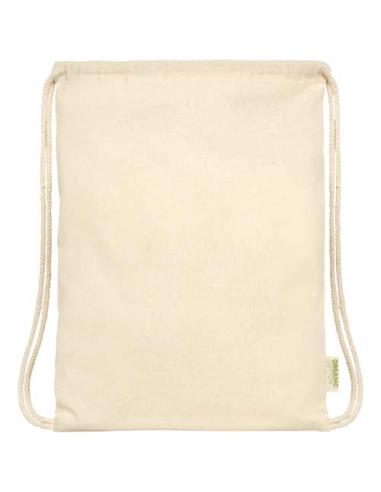 Bolsa con cuerdas de 5 l algodón orgánico OCS de 140 g/m² N60187021