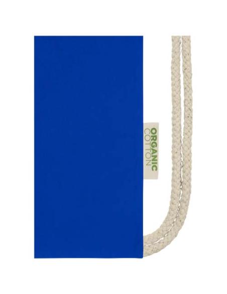 Bolsa con cuerdas de 5 l algodón orgánico OCS de 140 g/m² N35187021
