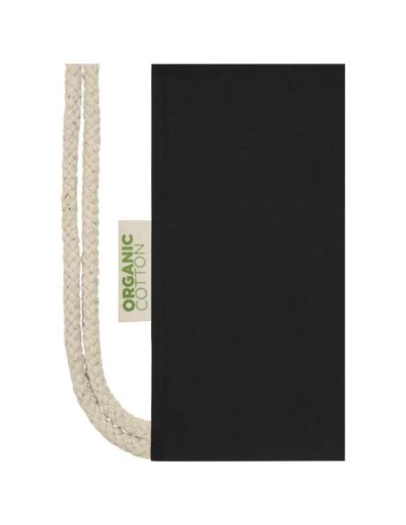Bolsa con cuerdas de 5 l algodón orgánico OCS de 140 g/m² N09187021