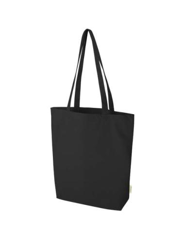 Bolsa Tote de 11 l con fondo ancho algodón orgánico OCS de 180 g/m² N09287021