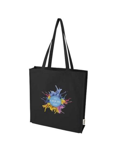Bolsa Tote con refuerzos de 14 l algodón orgánico OCS de 180 g/m² N09387021