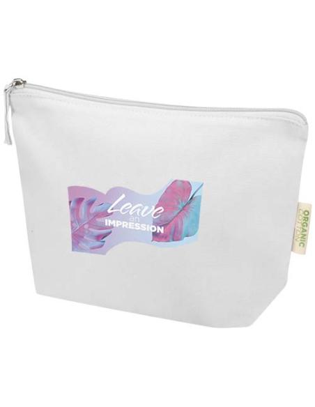 Bolsa de aseo pequeña de 1 l algodón orgánico OCS de 180 g/m² N10487021