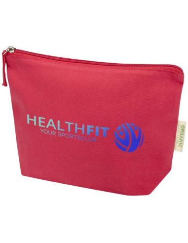 Bolsa de aseo pequeña de 1 l algodón orgánico OCS de 180 g/m² N12487021