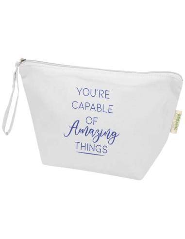 Bolsa de aseo grande de 3 l algodón orgánico OCS de 180 g/m² N10587021