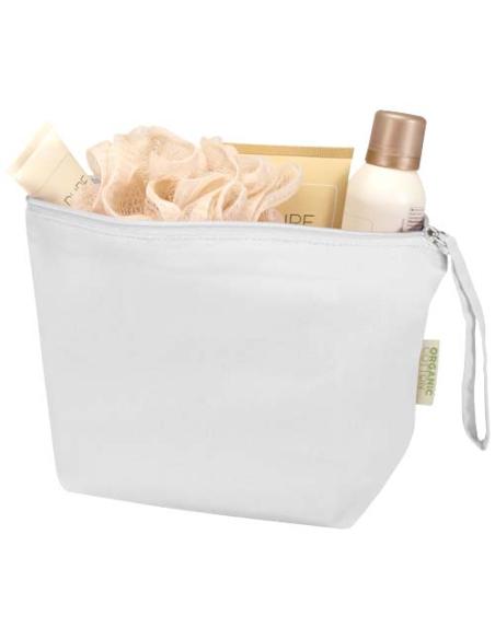 Bolsa de aseo grande de 3 l algodón orgánico OCS de 180 g/m² N10587021