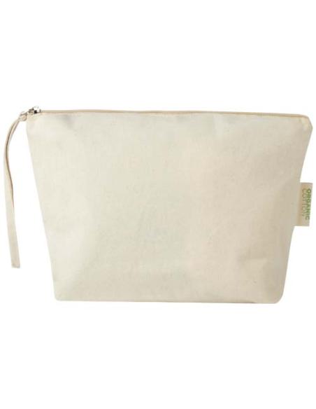 Bolsa de aseo grande de 3 l algodón orgánico OCS de 180 g/m² N60587021