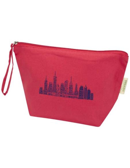 Bolsa de aseo grande de 3 l algodón orgánico OCS de 180 g/m² N12587021