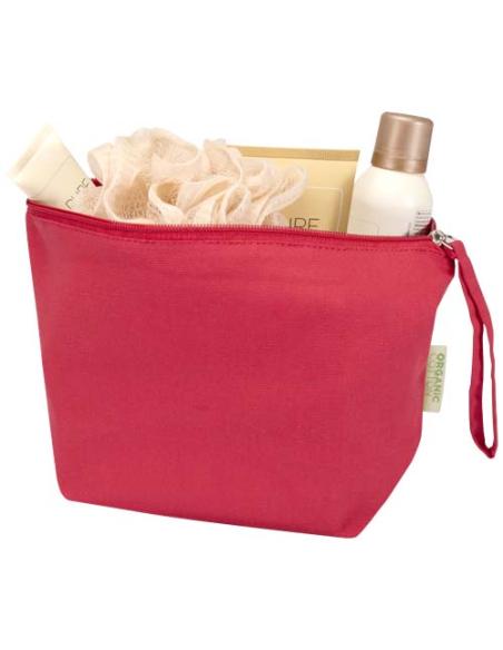 Bolsa de aseo grande de 3 l algodón orgánico OCS de 180 g/m² N12587021