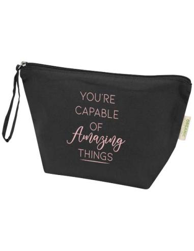 Bolsa de aseo grande de 3 l algodón orgánico OCS de 180 g/m² N09587021