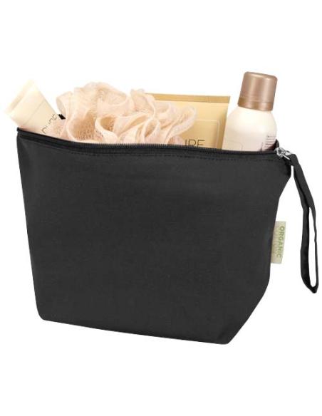 Bolsa de aseo grande de 3 l algodón orgánico OCS de 180 g/m² N09587021