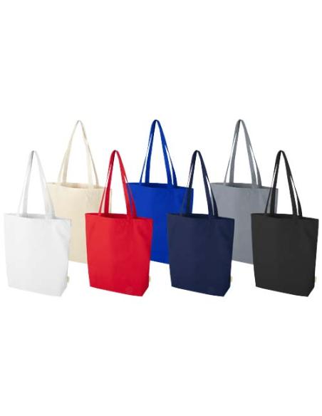 Bolsa Tote de 10 l algodón orgánico OCS de 270 g/m² N09687021