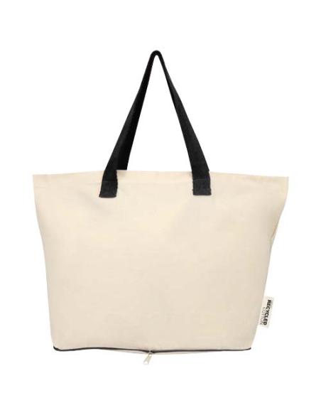 Bolsa Tote de 7 l de algodón reciclado GRS de 140 g/m² N09887021
