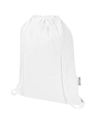 Bolsa con cuerdas de 5 l de algodón reciclado GRS de 180 g/m² N10197021