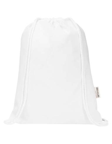 Bolsa con cuerdas de 5 l de algodón reciclado GRS de 180 g/m² N10197021