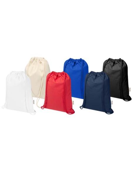 Bolsa con cuerdas de 5 l de algodón reciclado GRS de 180 g/m² N60197021