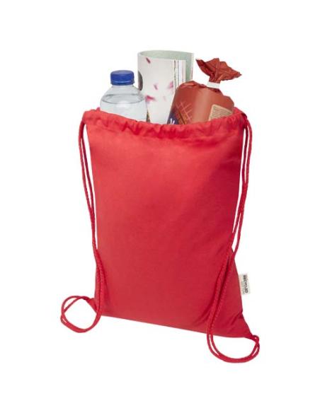Bolsa con cuerdas de 5 l de algodón reciclado GRS de 180 g/m² N12197021