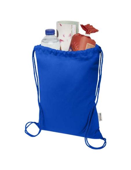 Bolsa con cuerdas de 5 l de algodón reciclado GRS de 180 g/m² N35197021