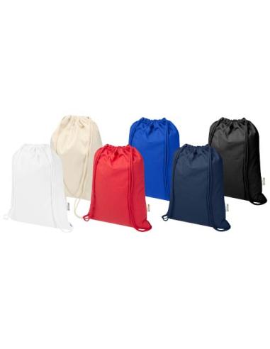 Bolsa con cuerdas de 5 l de algodón reciclado GRS de 180 g/m² N55197021