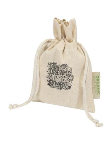 Bolsa de regalo algodón orgánico OCS de 140 g/m² - 15 x 10 cm N60697021