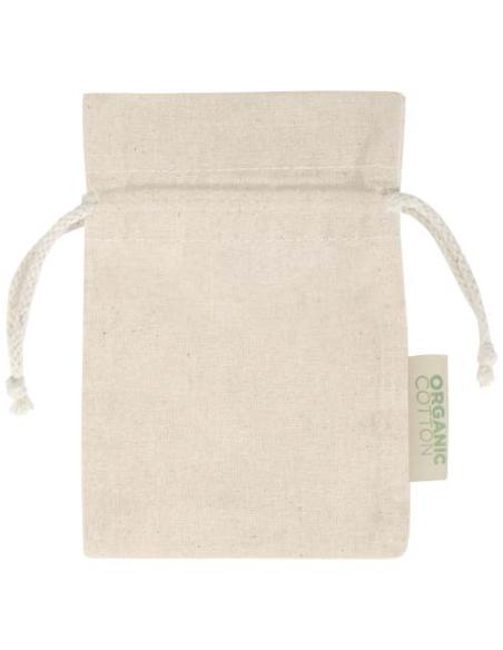 Bolsa de regalo algodón orgánico OCS de 140 g/m² - 15 x 10 cm N60697021