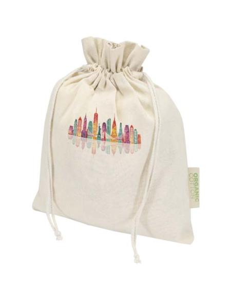 Bolsa de regalo algodón orgánico OCS de 140 g/m² - 30 x 25 cm N60797021
