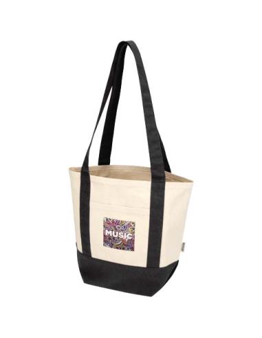 Bolsa Tote mini de algodón reciclado GRS de 320 g/m² N09008021