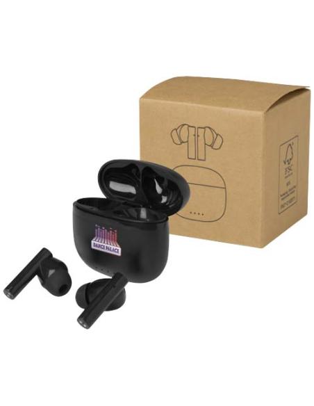 Auriculares True Wireless Bluetooth® de plástico reciclado con almohadillas de silicona N09284421