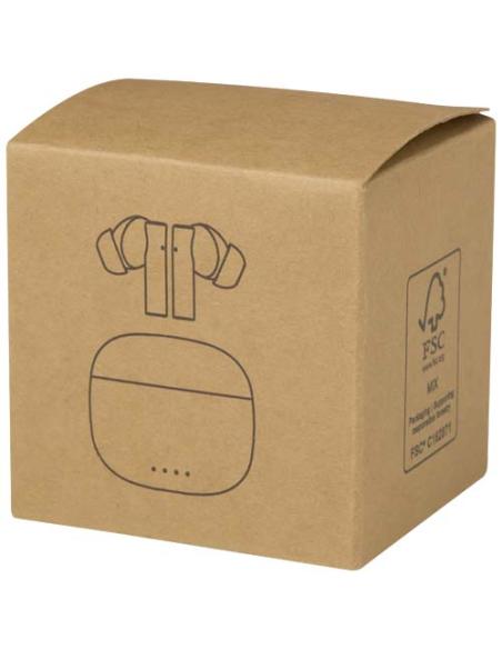 Auriculares True Wireless Bluetooth® de plástico reciclado con almohadillas de silicona N09284421